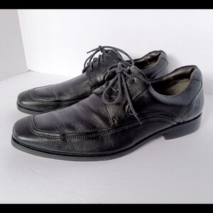 🖤 Democrata Light Mens Black Leather Comfort Dress Shoes Brazil 41 8